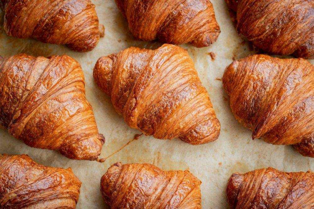 Fresh croissants