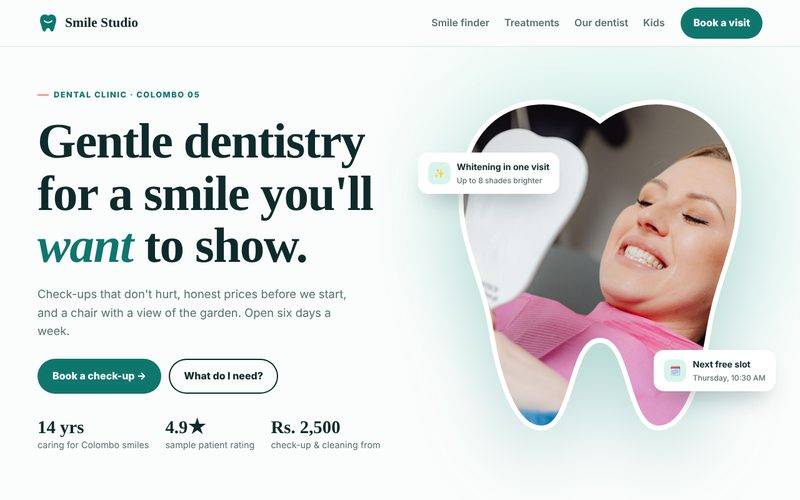 Preview of the Smile Studio design