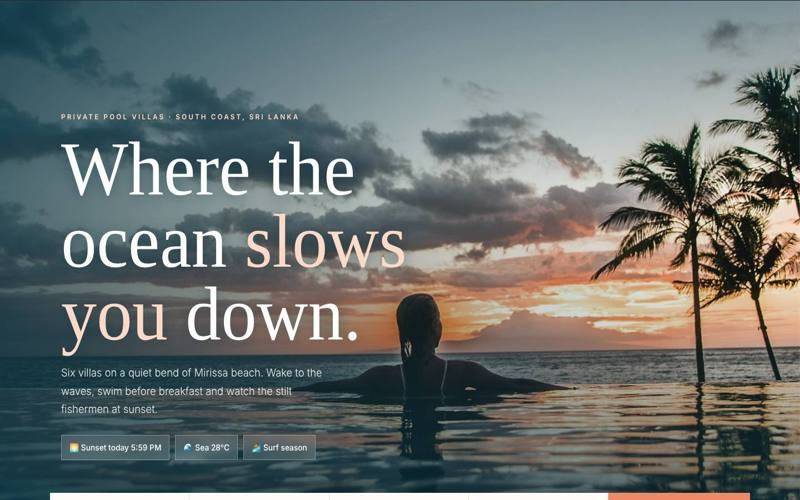 Preview of the Saltwater design